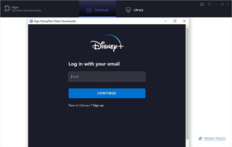 Login with Disney+ Account
