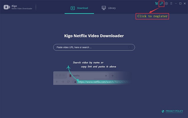 Register Netflix Downloader