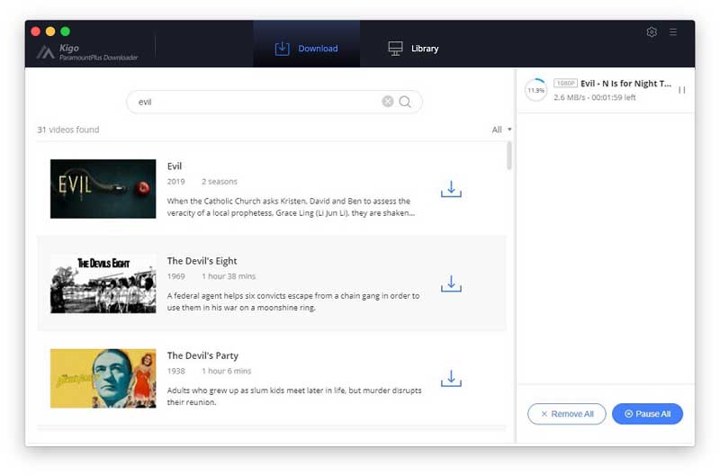 Downloading ParamountPlus videos